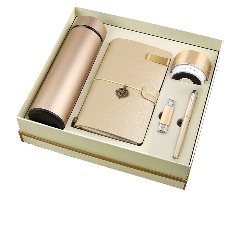 Promotional 5 in 1 Business Gift Set Corporate Company Anniversary Event Gift Custom LOGO