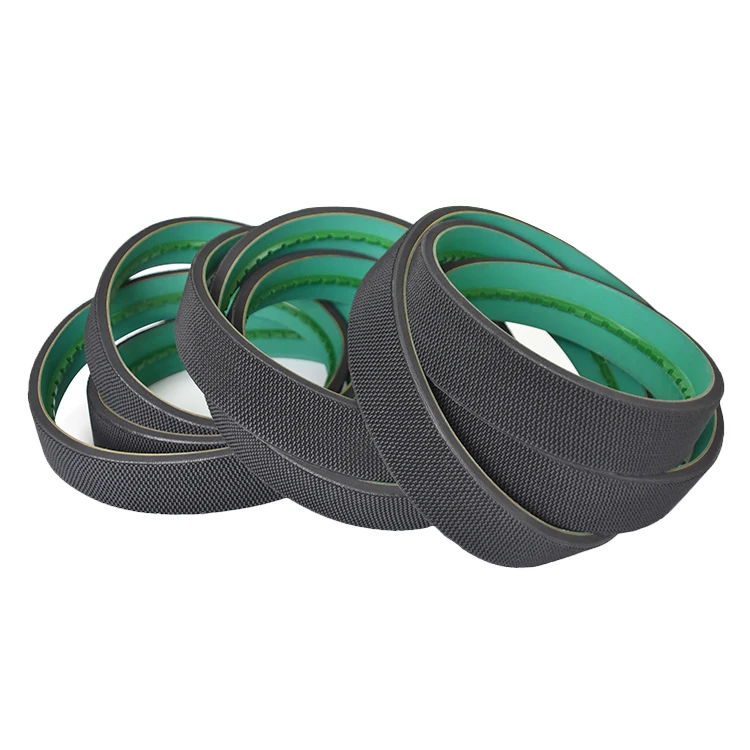 Labeling machine elastic cloth coating yellow-green nylon transmission flat sponge conveyor belt foaming sponge belt