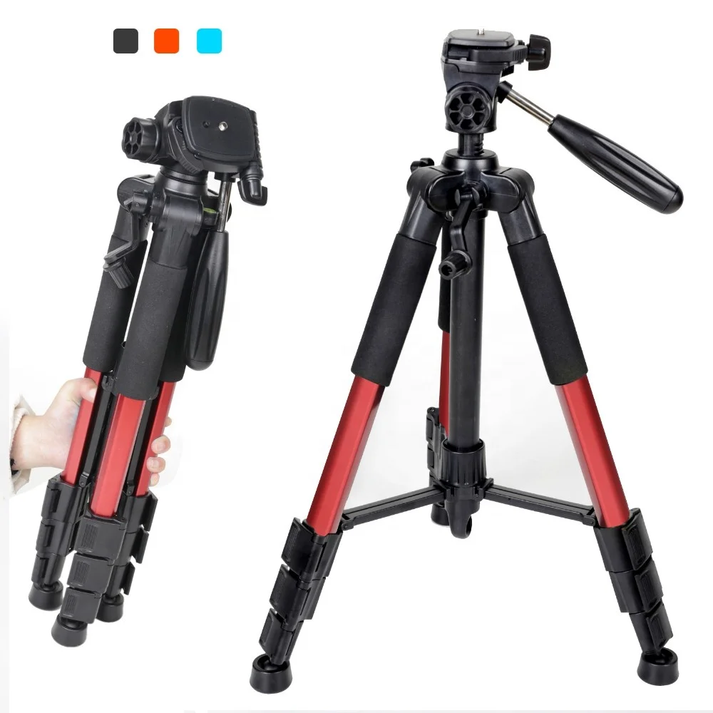 Professional Camera Tripod Q111 Aluminum DSLR Shooting Tripod Foldable Tripod Para Camara