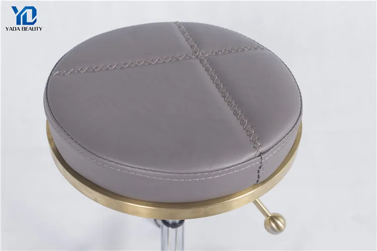 Comfortable new design Gold Beauty Salon Master Stool vintage barber chair