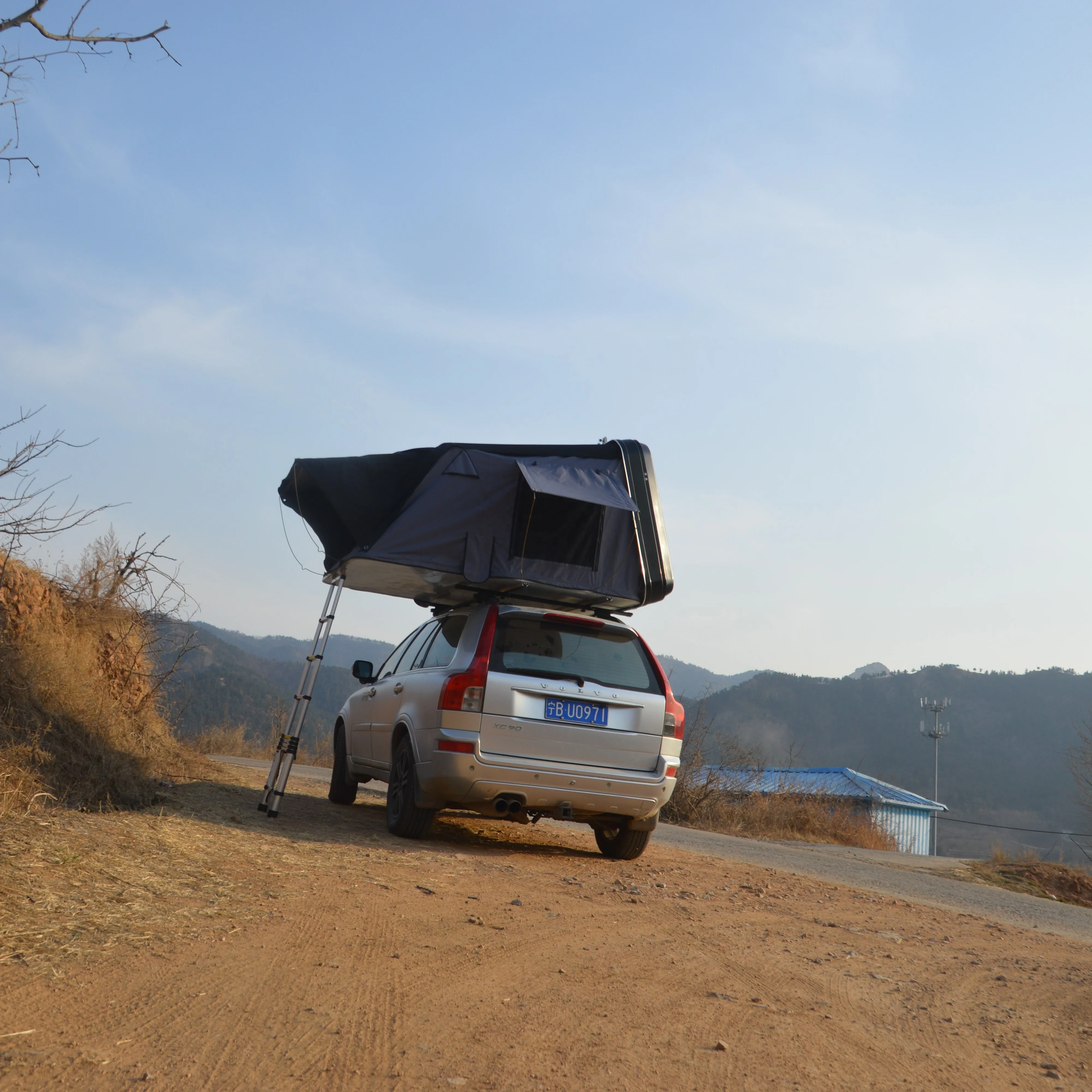 Newest Glass fiber reinforced  Roof Top Fabric Tent With Hard Shell quality nice Made in China OEM Making