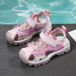 BKG бренд 2021 Новое поступление резиновые износостойкие большие дети для мальчиков и девочек Размер 27-41 детские спортивные повседневные сандалии