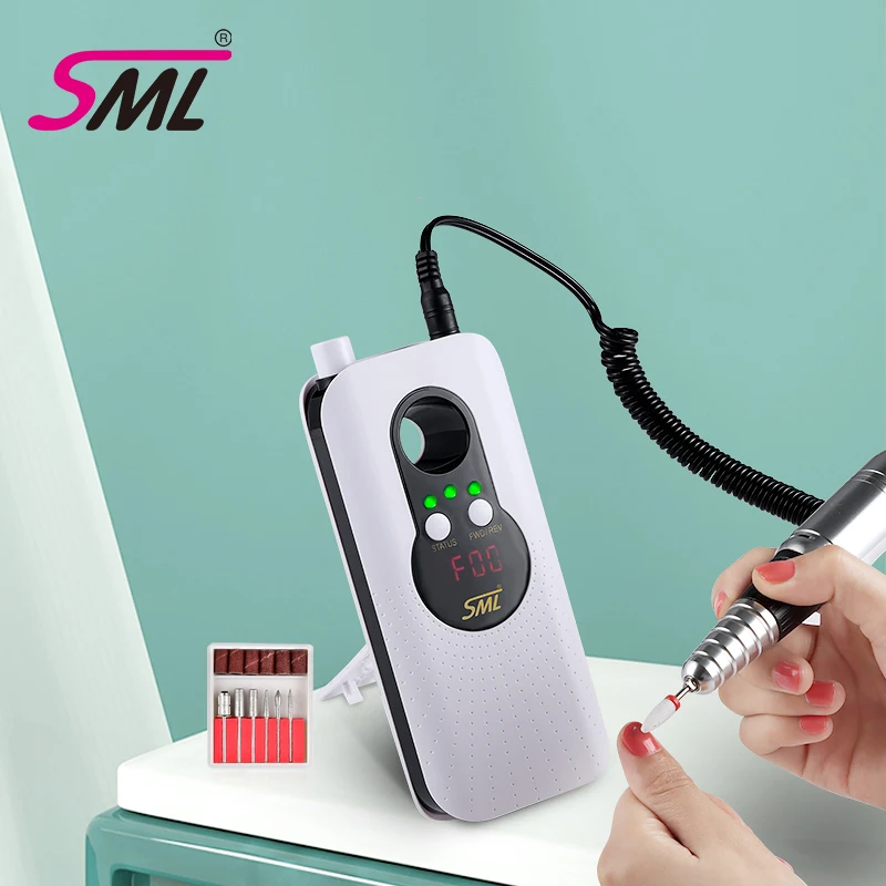 Портативная аккумуляторная электрическая дрель для ногтей SML 35000