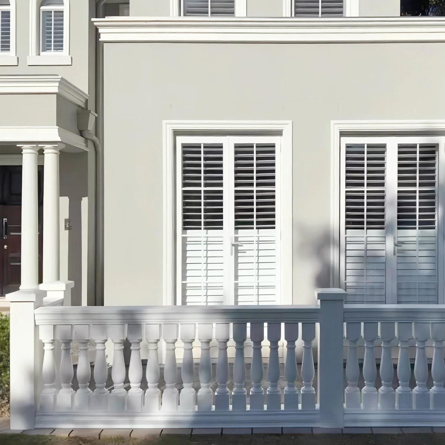 Hot selling Villa stair baluster pu balusters white color indoor decorative