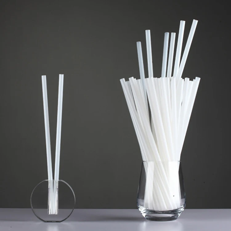 100% Biodegradable Compostable drinking no plastic corn starch eco pla straw in stock