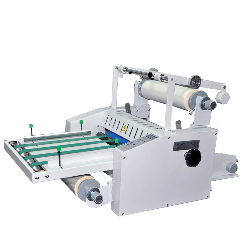 370mm width Multi-function Hot Roll Laminating machine with conveyor belt