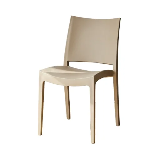 Minghao Brand  China Manufacture Contemporary scandinavian style white stacking bistro plastic restaurant chairs for sale