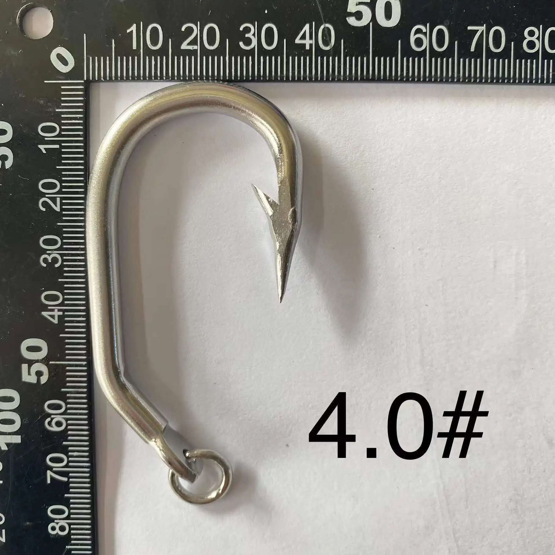 Sea fishing Gear Tuna Trolling Hooks with Rings Fishing Tackle Sea Shark Hooks Circle Hook anzuelos Angelhaken