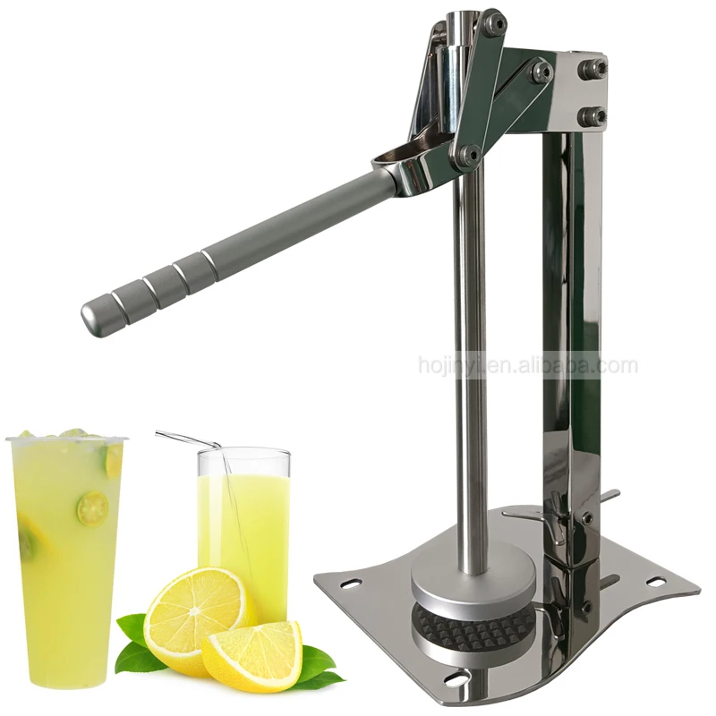LM01 Stainless Steel Press Handled Manual Juicer Lemon Lime Squeezer Lemon Clip