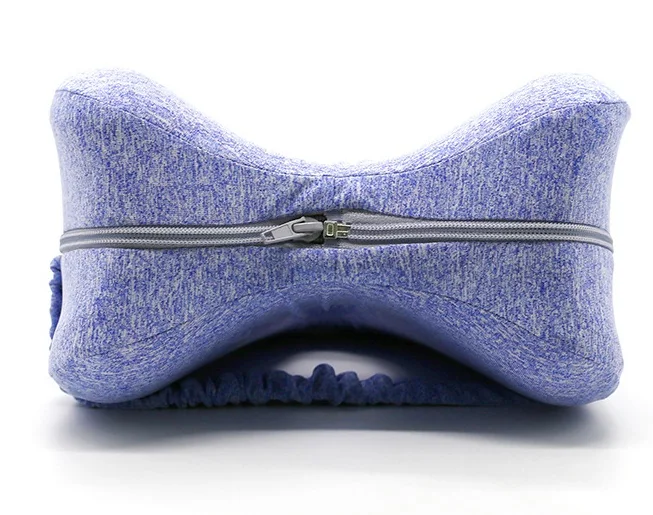 Memory Foam Knee Heart Pillow for Side Sleeper Leg Support Cushion with  Washable Removable  Cover