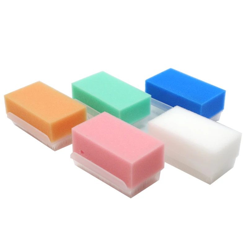 Autism Sensory Therapy Surgical sikat sensory Scrub Brush Baby Sponge for Bathing Cradle Cap Brush