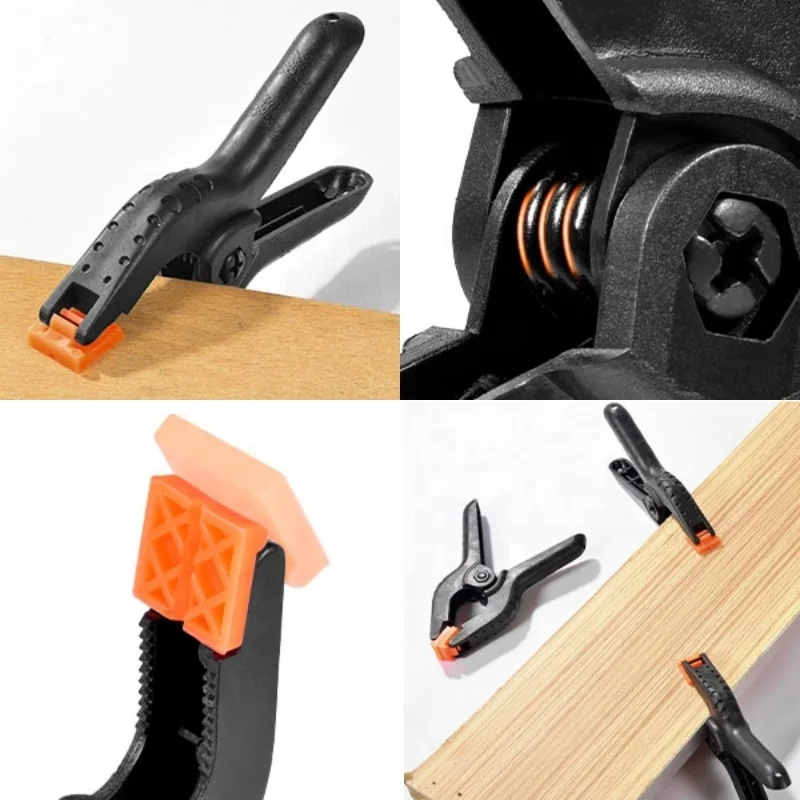 5.24cm/20.32cm C-Clamp Heavy Duty Nylon Ratchet Spring Clamps Photo Studio Light Background Clip Backdrop Clips Clamps