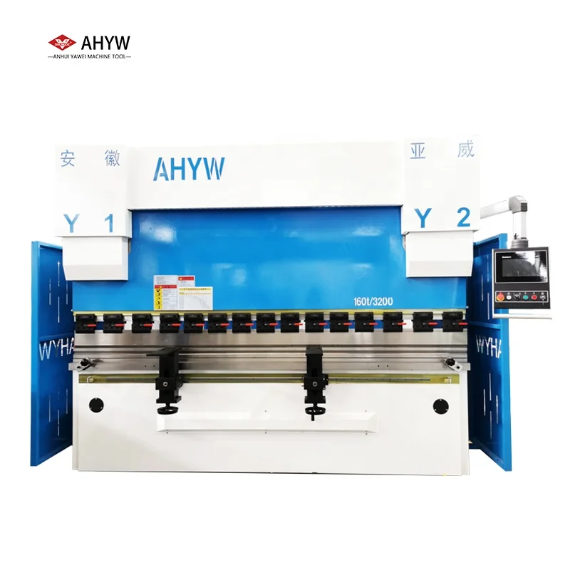 Customized NEW YWB 160T 3200 CNC Hydraulic Press Brake 4+1 axis Netherlands System DA53T