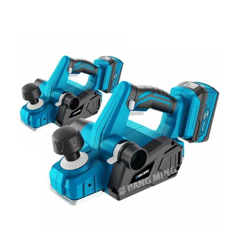 Electric Power Wood Working 18V Lithium Battery Household Rechargeable Cordless Wood Planer model PL-L0118-2T