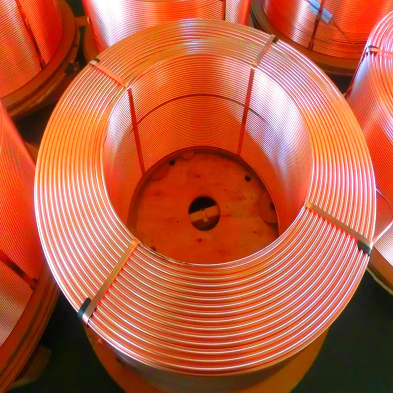 C1100 C12200 1/4' 3/8' 1/2' 3/4' 15meters/coil copper pancake coil copper pipes for air conditioner