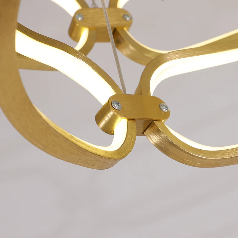 140W 4000K 90-265V dinning living kitchen room round pendant Aluminum lamp led chandeliers light