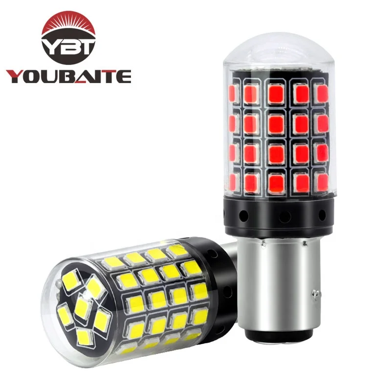 1156 1157 T20 T25 3030 Led Bulb BAU15S P21W BAY15D 7440 3157 Led Tail Lights Reverse Brake Turn Signal Lamp Car Led Light Bulbs