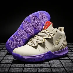 Knit Fabric Upper Breathable Basketball Mens Shoes Classic Men Basketball Shoes