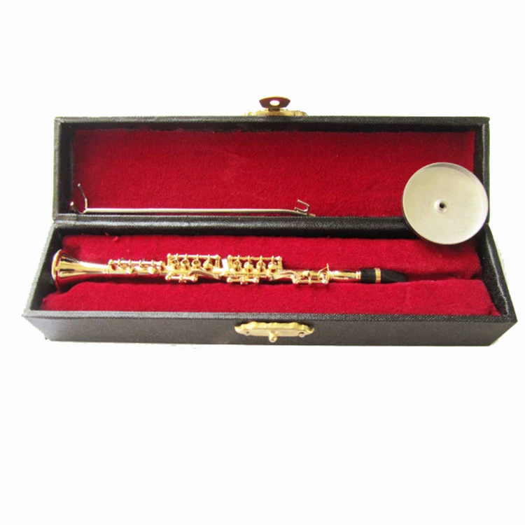 mini metal clarinet model craft gift