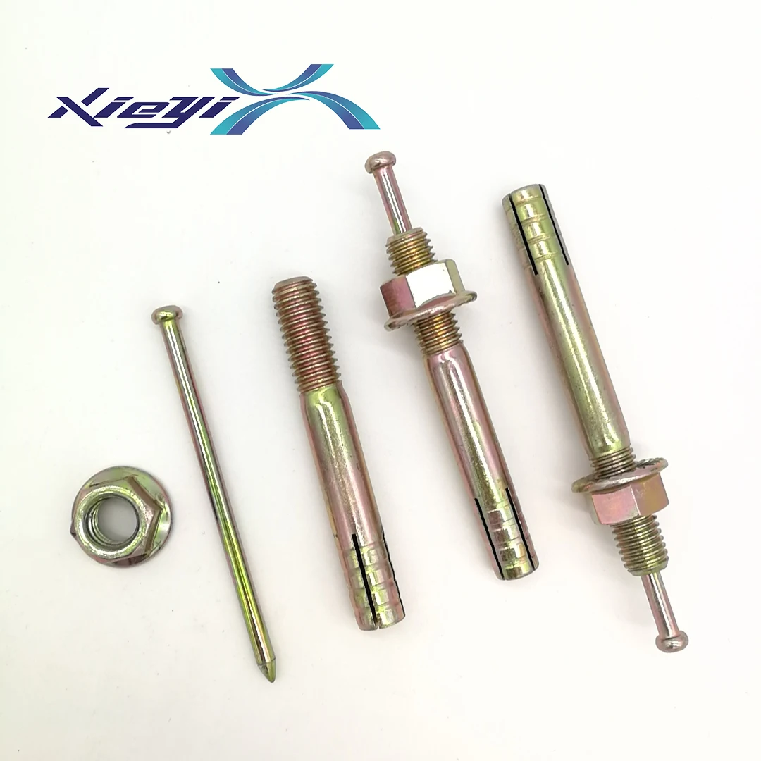 Heavy duty Pin hammer Hit anchors with Nail Hammer drive anchor Carbon steel Zinc plated M6 - M20