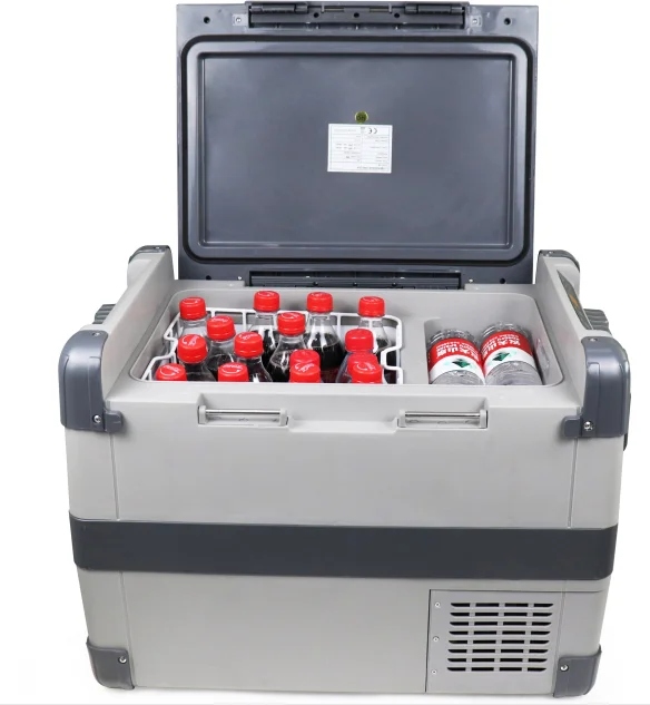  NINGBO BSCI ISO9001 CE ROHS ERP CB наружное использование DC12V Портативный морозильник 60 л глубокий 12 в