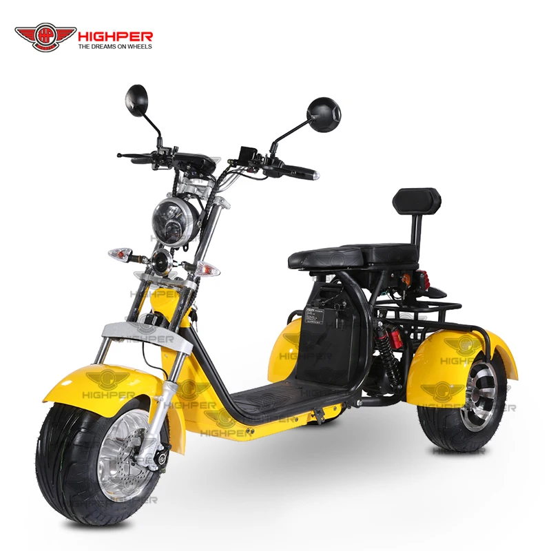 Electric 3-wheel electric off road scooters