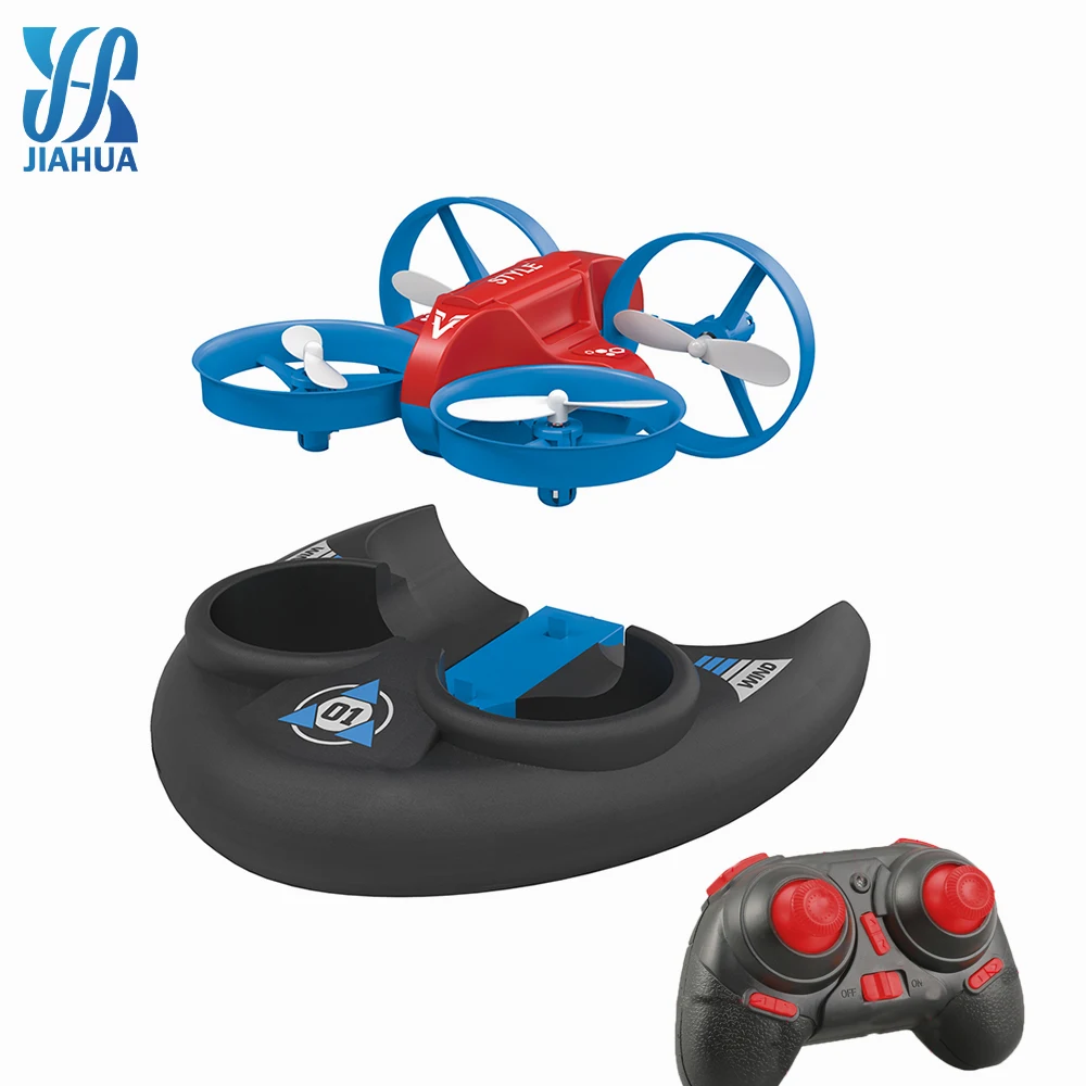 Kids Gift Avion De Juguetes RC 3 in 1 Sea land Air flight 2.4 G Quadcopter Boat Best Toys RC Mini Drone