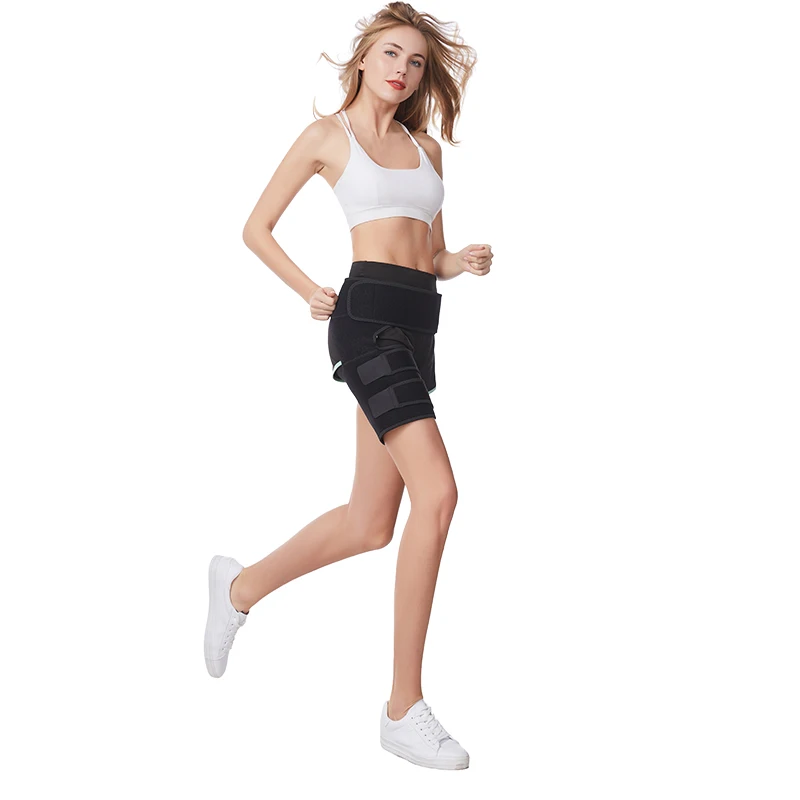 Factory custom leg guards Sports body belt for thigh fitness hip bone protection band for compression hip bone shaping band