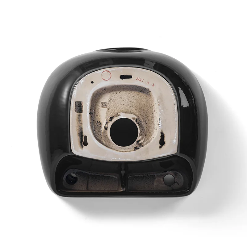 Beauty Hair Salon Equipment Hairdressing Ceramic Shampoo Basin JX-019 Black and White Salon Furniture Carton Box OEM Service