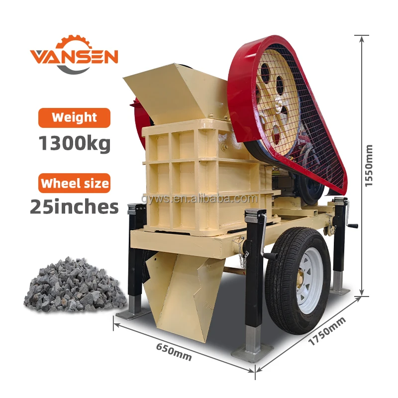 mobile pe200x300 stone ore rock granite jaw crusher machine
