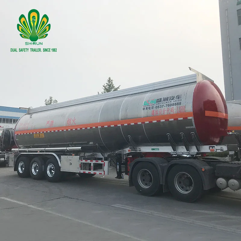 3 Axles Super Large Cubic 60 Cubic Normal Temperature Liquid Transport Tanker Petrol Diesel Fuel Oil Trailer