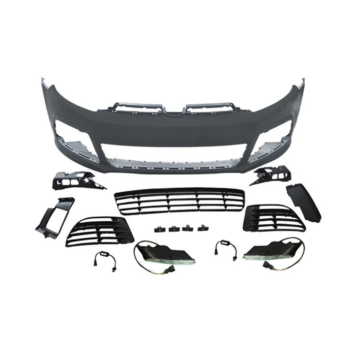 Factory produced Auto modified Front bumper with grill for V W GOLF 5 2003-2008 upgrade to GOLF 5 GTI  body kit