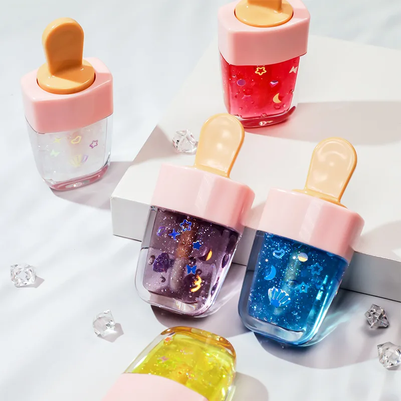 Hot Selling Gentle Lip Gloss  Velvet Texture Beauty Makeup Lip Gloss Long Lasting Matte Ice Cream Lip Gloss