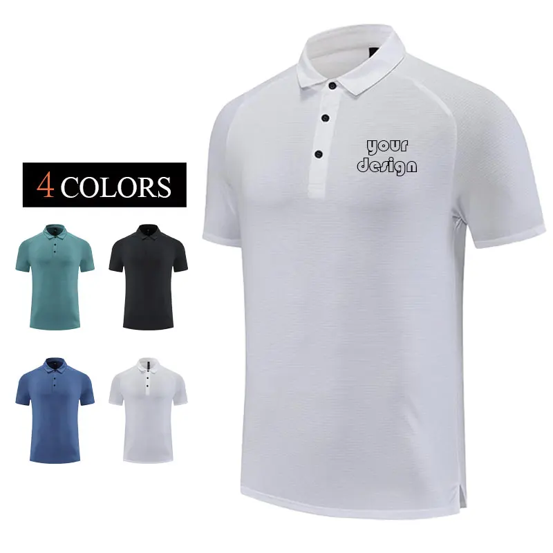 Customized Top Quality Men Gym Wear T Shirt Men Sportswear Performance Sports Golf Shirts Man Polo T Shirt