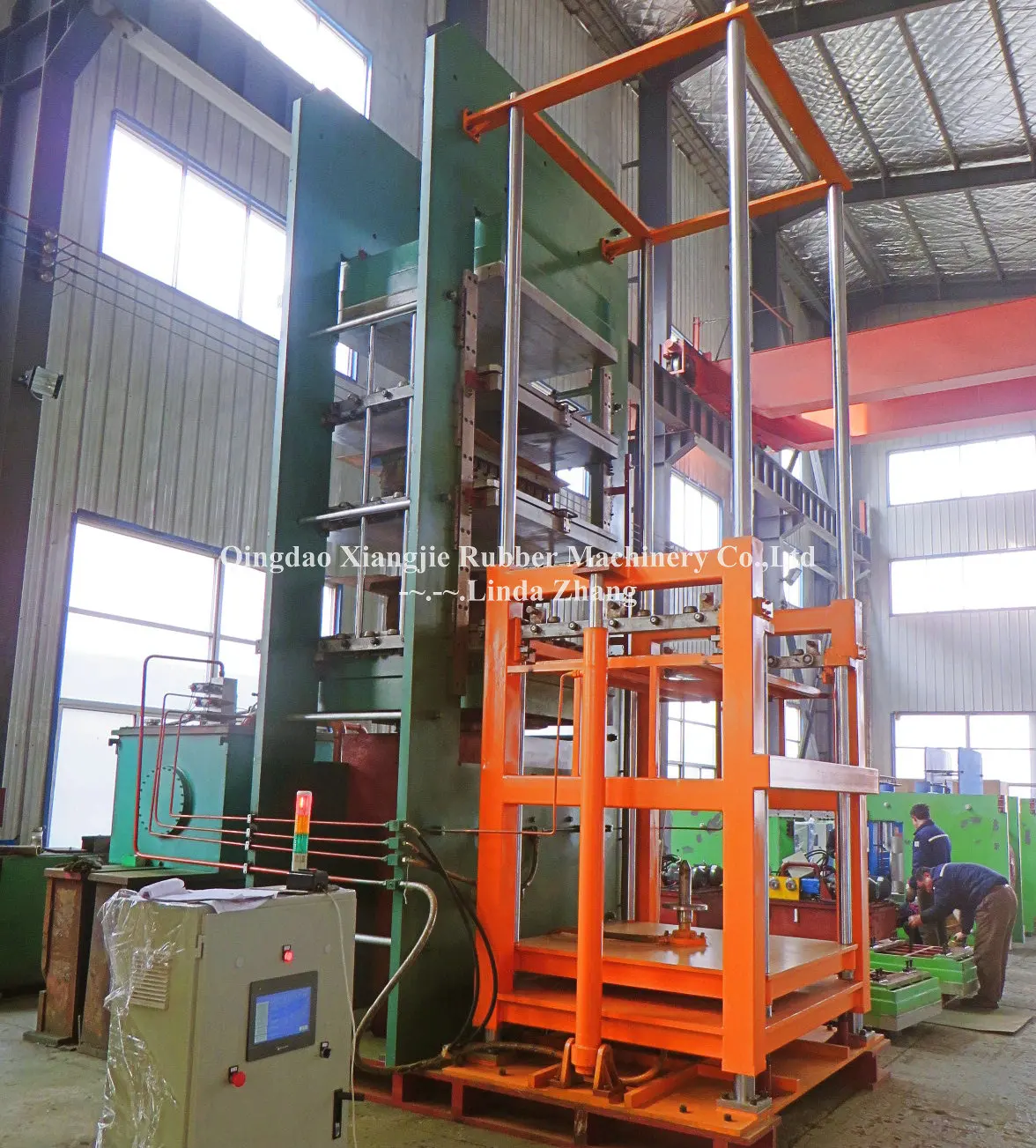 600T Solid tyre hydraulic press, solid tyre equipment