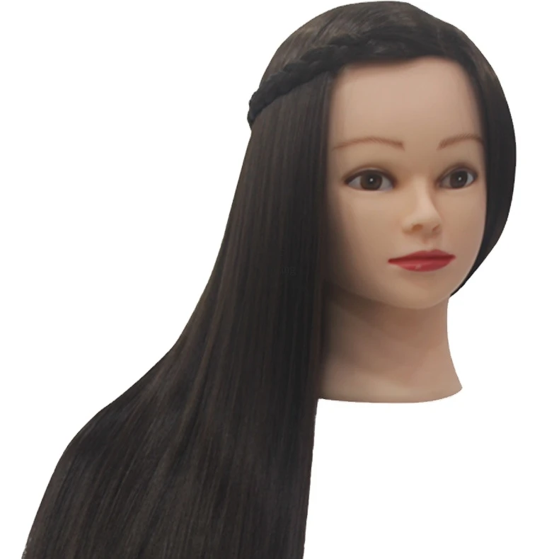 Best selling natural style mannequin head fiber Training Head Manikin Cosmetology Doll Head in the Middle East
