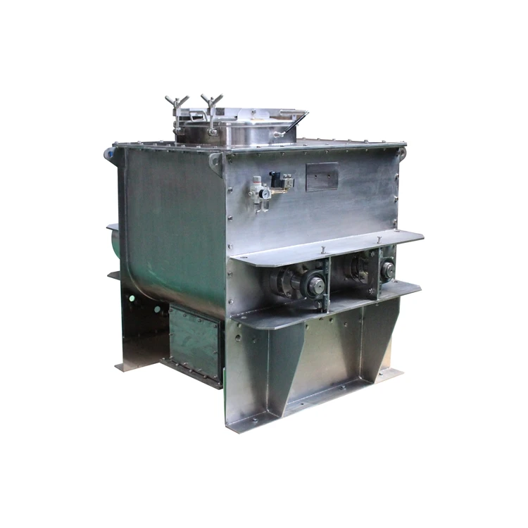 Small Twin-shaft Paddle Mixer Industrial Hand Mixing Equipment