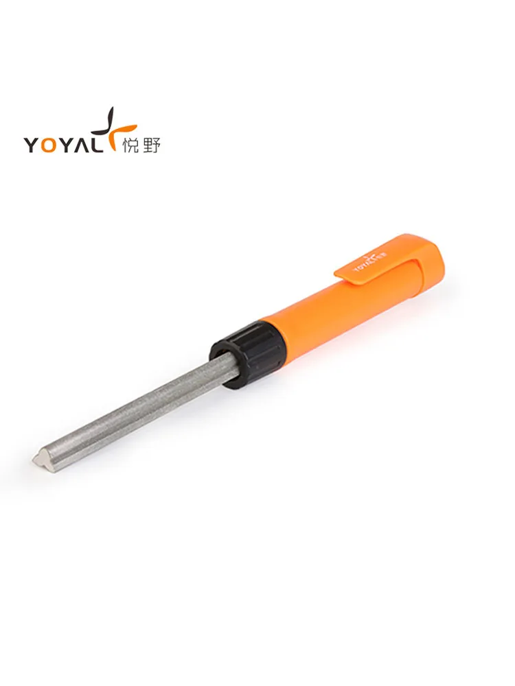 Portable Diamond Carbon Steel Sharpening Rod Stick For Grindable Woodworking Folding Kitchen Knife Sharpener