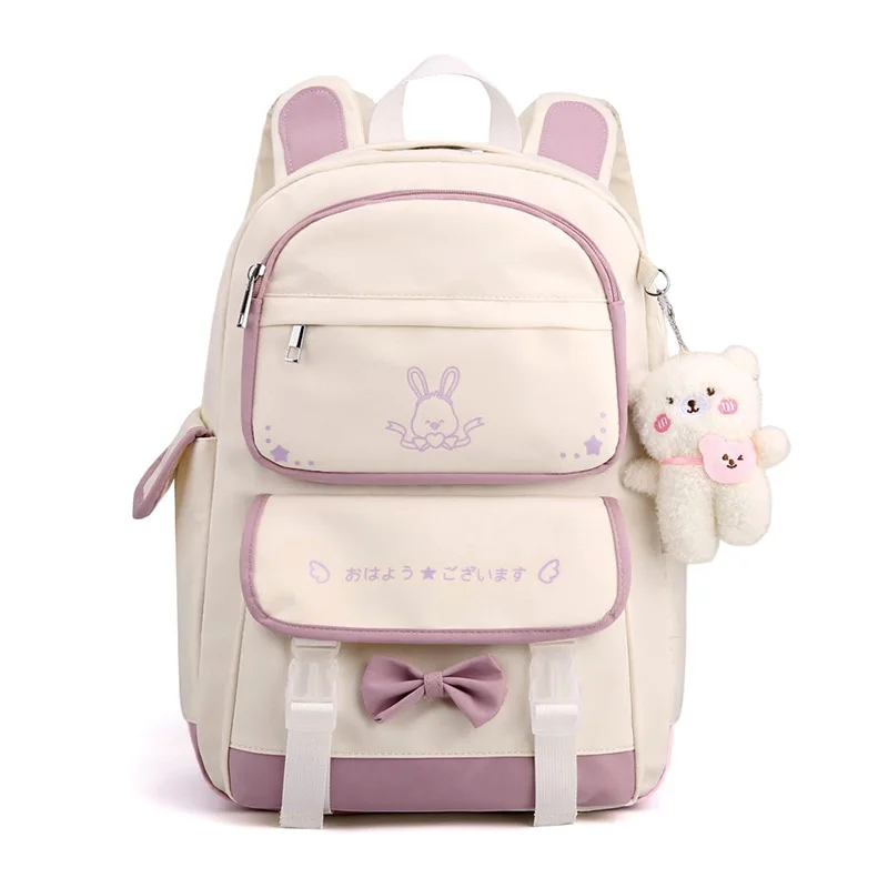 Primary  girls schoolbag school bags high quality cute girls middle school girls backpack  korean  school backpack for kids