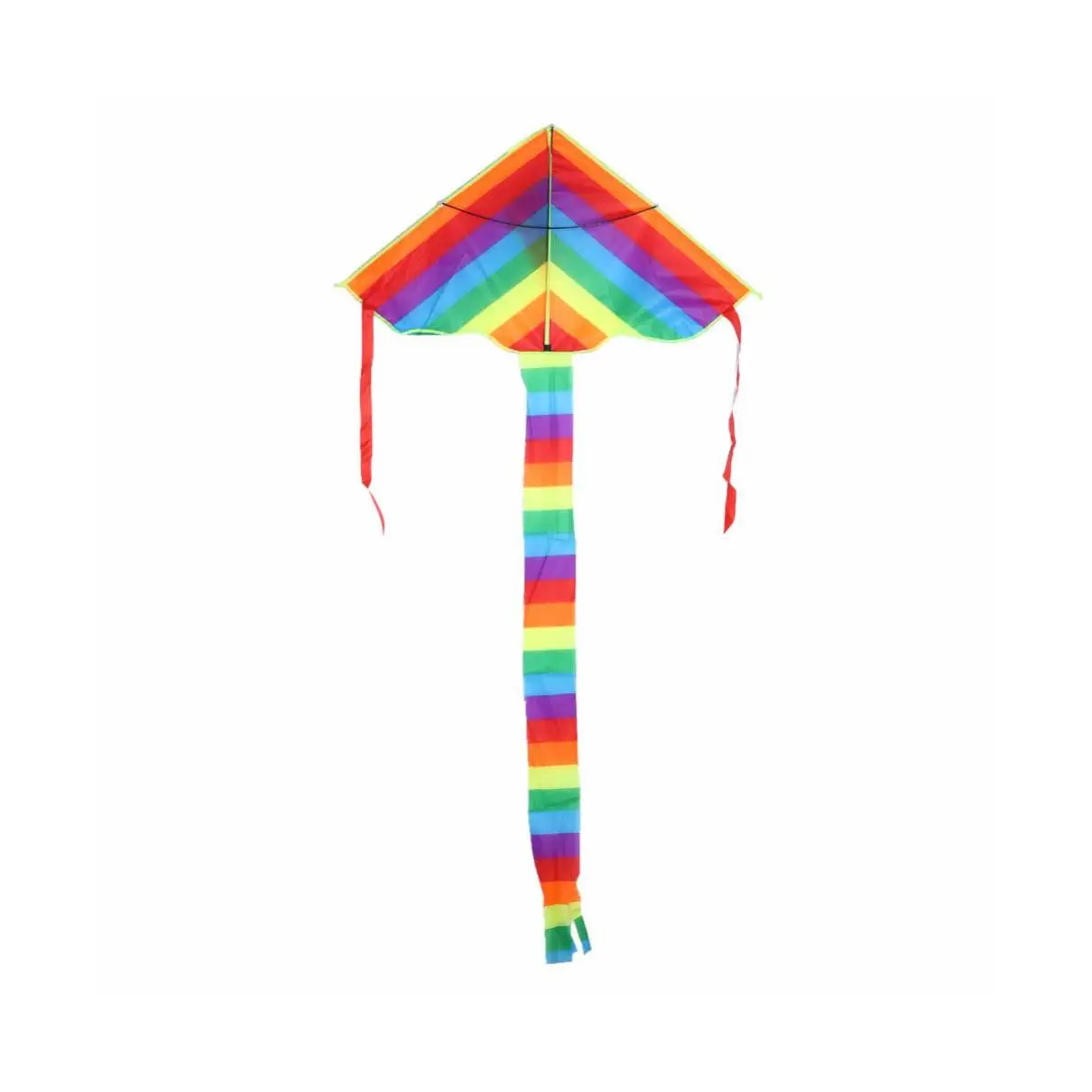 Newest 1Pcs  Kite Without Flying Tools Outdoor Fun Sports Kite Factory Children Triangle Color Kite Easy Fly