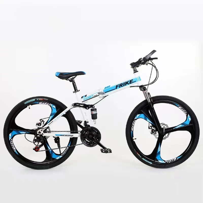 21 speed Folding mountain racing bike 26 inch full suspension bicycle mountain bike for men