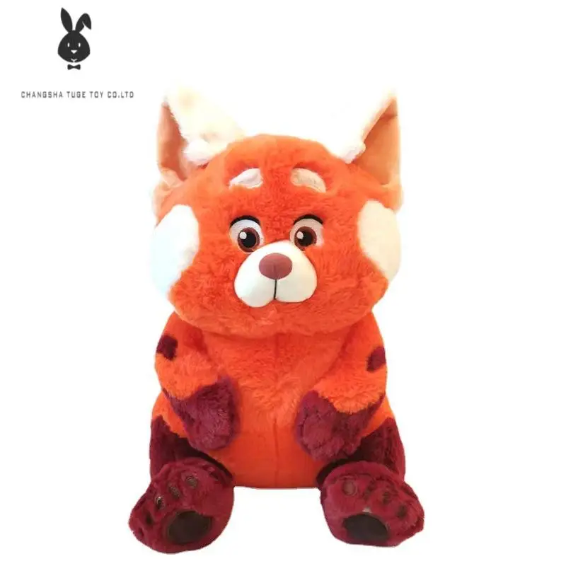 Amazon  hot selling turning red youth metamorphosis plush toy spot raccoon stuffed animals red panda for gifts