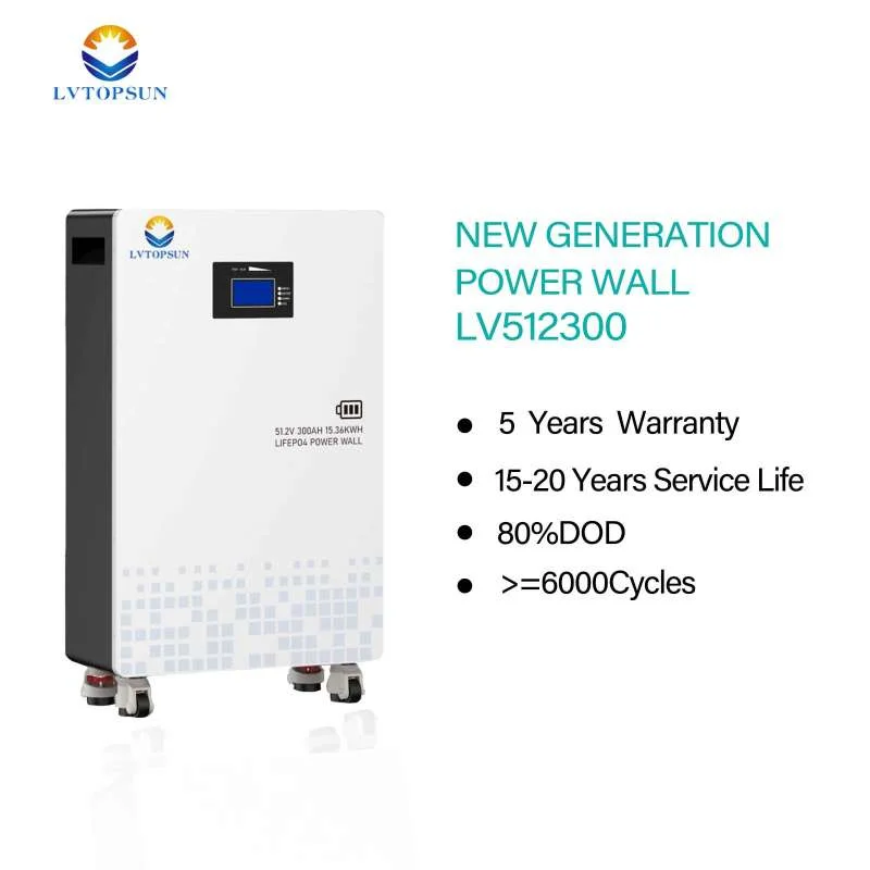 Lvtopsun 51 2 В 300ah LIFEPO4 аккумуляторная система для домашнего хранения с RS485 RS232 литиевая батарея настенная
