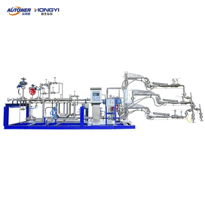 LNG low complexity and installation LPG Top and Bottom Loading Packages with loading arm flowmeter batch controller