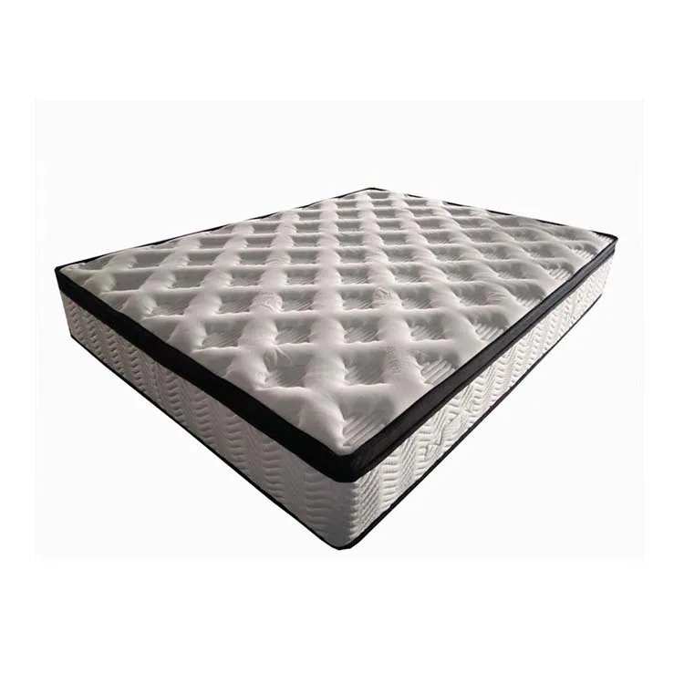 Factory Directly Supply Comfortable Mattress Spring Euro Plush Hotel Coil Mattress