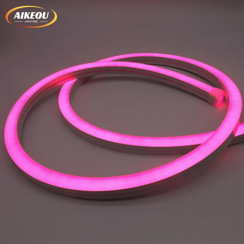 16*16mm silicone flexible neon strip 12v 24v waterproof light emitting diode rope rgb light emitting diode neon strip light