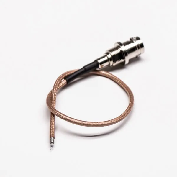 High Performance RF Coaxial 75ohm BNC Female Bulkhead Straight with RG174 RG316 Cable Assembly