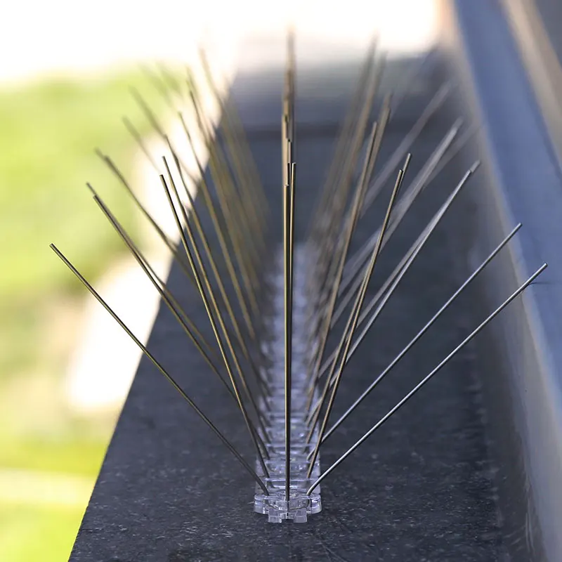 Effective against birds scare single joint control bird spike plastic bird spike