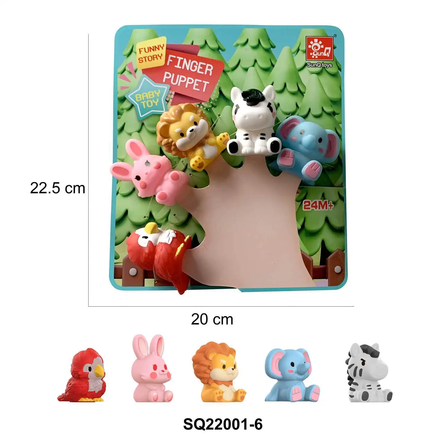 Finger Puppets Set  Animal Finger Puppets Toys For Story Time Kids Puzzles Educational Toy Custom Packing