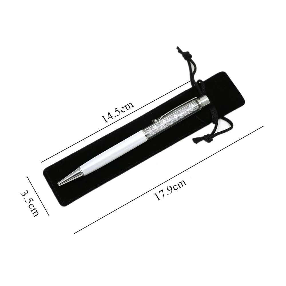 Colorful Velvet Pen Pouch Holder Single Gift Pencil Bag Wholesale Flannelette Pen Case with Rope Office & School Supplies